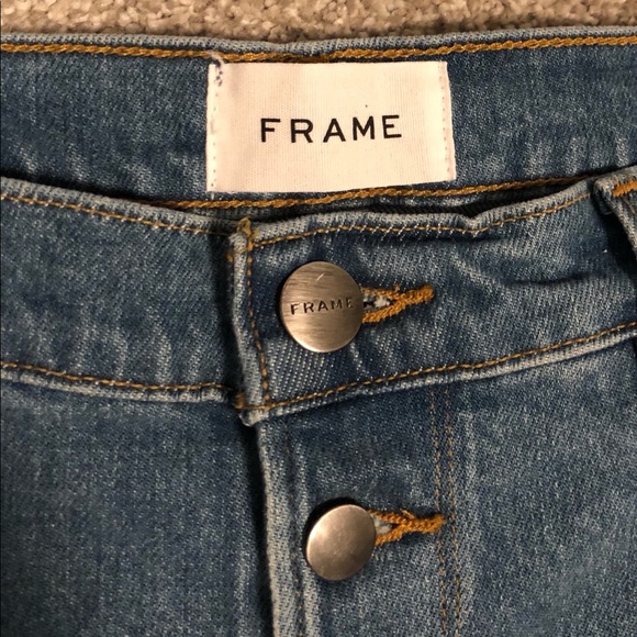 FRAME Ali Wide Crop Jeans Size 31  BNWOT - Picture 7 of 7